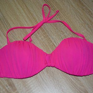 Ruffle Pink Bikini Top